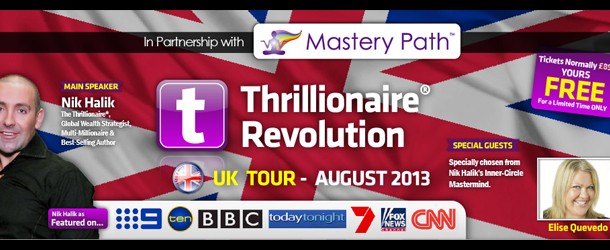 18 Aug | Thrillionaire® Revolution with Nik Halik